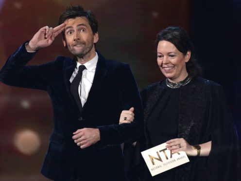 David Tennant and Olivia Colman starred in Broadchurch together (PA)