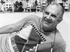 Clive James in the BBC TV series Postcard From Miami (PA)