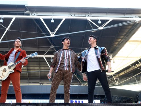 Kevin Jonas, Joe Jonas and Nick Jonas (Isabel Infantes/PA)