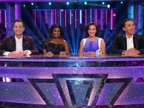 Judges Craig Revel Horwood, Motsi Mabuse, Shirley Ballas and Bruno Tonioli (Kieron McCarron/BBC)