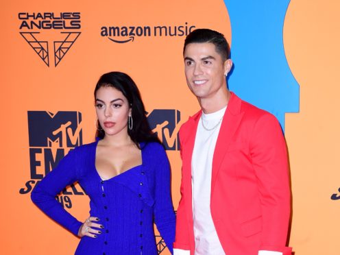Georgina Rodriguez and Cristiano Ronaldo attending the MTV Europe Music Awards 2019 (Ian West/PA)