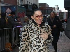 Michelle Visage arrives at Blackpool Tower Ballroom ahead of Saturday’s Strictly Come Dancing show (Dave Nelson/PA)