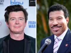 Rick Astley and Lionel Richie (PA)