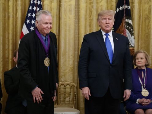 President Donald Trump and Jon Voight (AP/Alex Brandon)