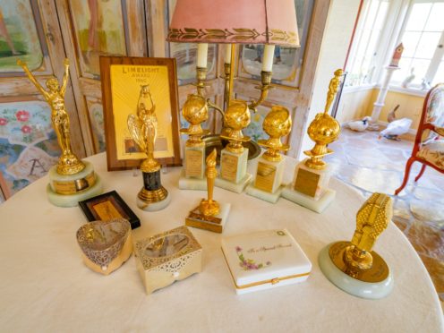 A collection of Doris Day’s awards (Julien’s Auctions/PA)