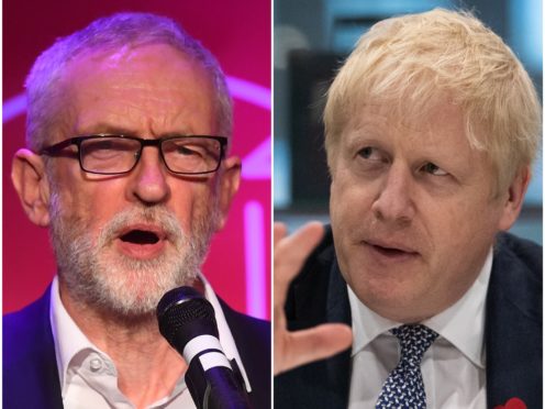 Jeremy Corbyn and Boris Johnson (Victoria Jones/Aaron Chown/PA)