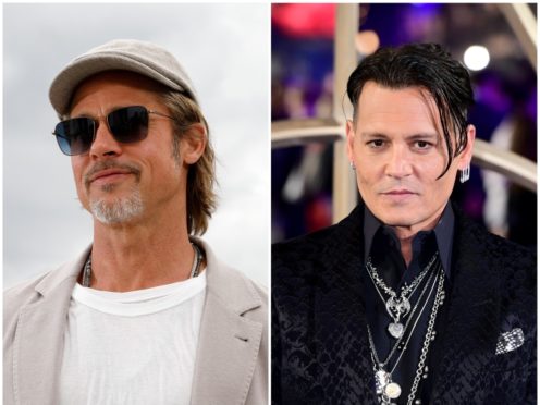 Brad Pitt and Johnny Depp have all won the title previously (PA)