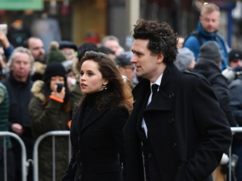 British actress Felicity Jones is expecting her first child with husband Charles Guard, a representative for the star has said (Joe Giddens/PA)