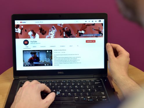 YouTube has revealed this year’s most popular videos in the UK (Nick Ansell/PA)
