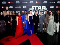 Cast and crew attending The Rise Of Skywalker premiere in London (Ian West/PA)