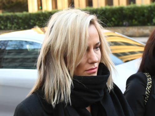 Caroline Flack arrives at Highbury Corner Magistrates’ Court (Joe Giddens/PA)