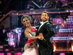 Kelvin Fletcher and Oti Mabuse on Strictly Come Dancing (Guy Levy/BBC)