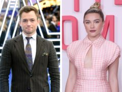 Taron Egerton and Florence Pugh are possible contenders for Oscar nominations (PA)