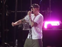 The lyric is on Eminem’s new album Music To Be Murdered By (Yui Mok/PA)