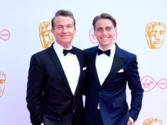 Bradley Walsh suffered a spinal injury while filming in the US with his son Barney (Ian West/PA)
