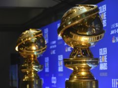 Replicas of Golden Globe statues (AP/Chris Pizzello)
