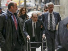 Harvey Weinstein leaves court in New York (Seth Wenig/AP)