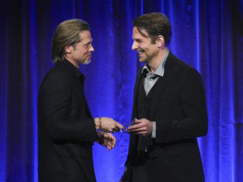 Brad Pitt has credited Bradley Cooper with helping him get sober (Evan Agostini/AP)