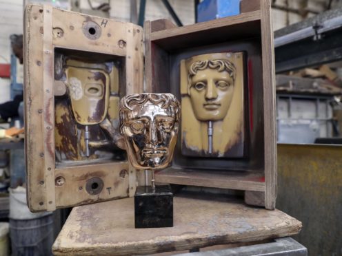 The bronze masks are cast at a foundry in west London (Steve Parsons/PA)