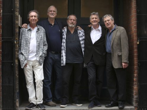 Eric Idle, John Cleese, Terry Gilliam, Michael Palin and Terry Jones (Philip Toscano/PA)