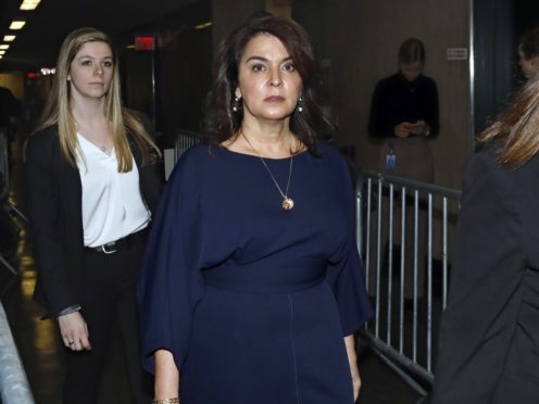 Actress Annabella Sciorra arrives at Harvey Weinstein’s rape trial (Richard Drew?AP)