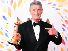 Michael Palin wins the Special Recognition Award during the National Television Awards at London’s O2 Arena (Ian West/PA)