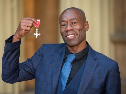 Andrew Roachford with his MBE (Dominic Lipinski/PA)