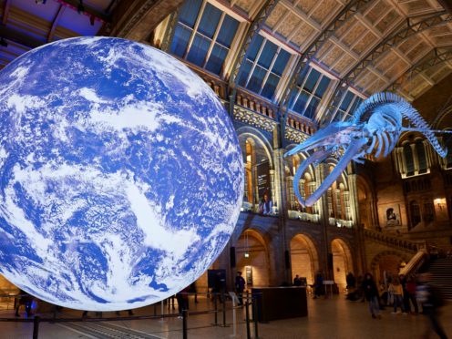 Luke Jerram’s Gaia (The Trustees of the Museum/Natural History Museum/PA)