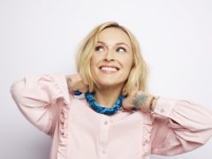 Fearne Cotton with a fabric necklace (Rankin/PA)
