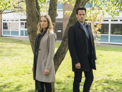 Joanne Froggatt and Ioan Gruffudd in the new season of Liar (ITV/PA)