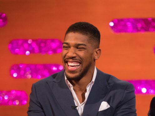 Anthony Joshua joined in Saturday Night Takeaway (David Parry/PA)