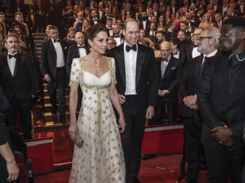 The Duke and Duchess of Cambridge attend the EE British Academy Film Awards (Jeff Gilbert/The Daily Telegraph)