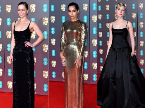 Emilia Clarke, Zoe Kravitz and Saoirse Ronan (PA)