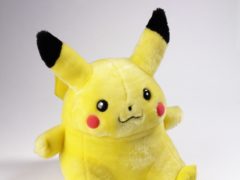 A Pikachu soft toy (Victoria & Albert Museum/PA)