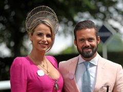 Vogue Williams and Spencer Matthews announce ‘exciting but scary’ baby news (Steve Parsons/PA)