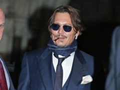 Actor Johnny Depp leaving the High Court in London (Yui Mok/PA)