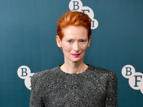 Swinton has been awarded the BFI Fellowship (Ian West/PA)