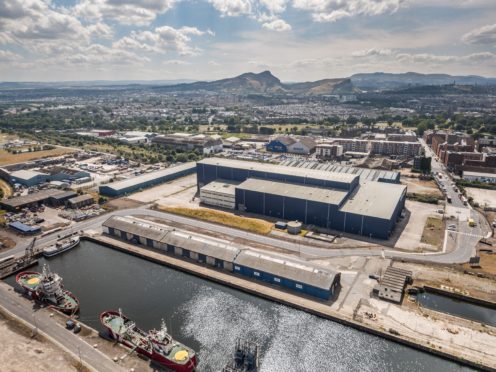 The studio space at the Port of Leith (Stewart Attwood/PA)