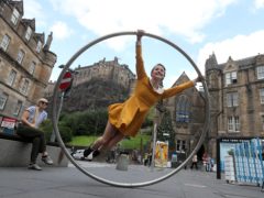 Street performers will not be seen in Edinburgh this summer (Andrew Milligan/PA)