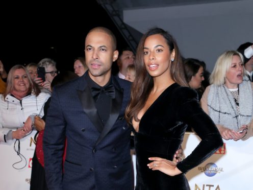 Marvin Humes and Rochelle Humes (Isabel Infantes/PA)