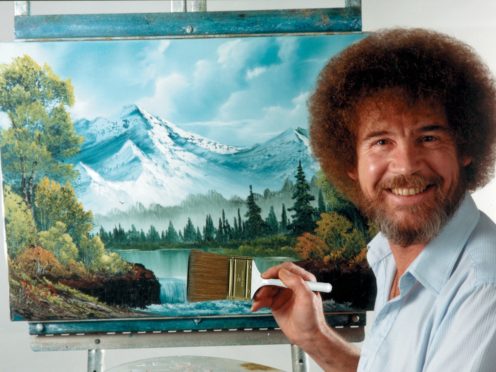 Bob Ross’s painting show is to be broadcast by the BBC (Bob Ross, Inc/PA)