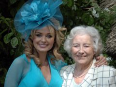 Katherine Jenkins sings with Dame Vera Lynn on the song (PA)