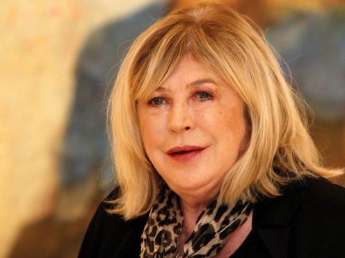 Marianne Faithfull spent three weeks in hospital (Peter Byrne/PA)