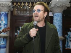 Bono’s handwritten lyrics are up for auction (Lorraine O’Sullivan/PA)