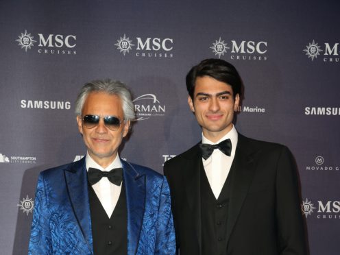 Andrea and Matteo Bocelli (Andrew Matthews/PA)