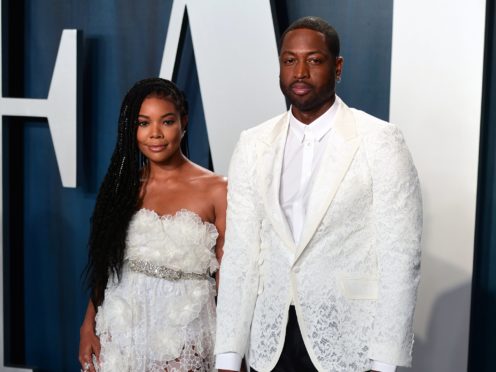 Gabrielle Union and Dwyane Wade (Ian West/PA)