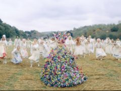 The film academy has won an auction for Florence Pugh’s May Queen dress from horror film Midsommar (A24/PA)
