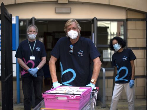 Richard Madeley has been helping deliver meals to those with dementia (PA)