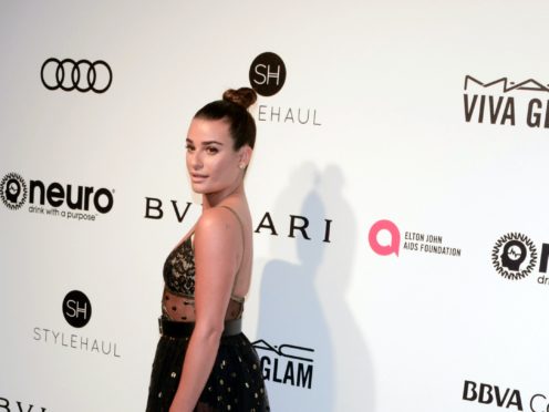 Meal-kit brand HelloFresh said it has ‘ended our partnership’ with former Glee actress Lea Michele (Billy Benight/PA)