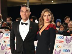Robbie Williams and Ayda Field (Steve Parsons/PA)